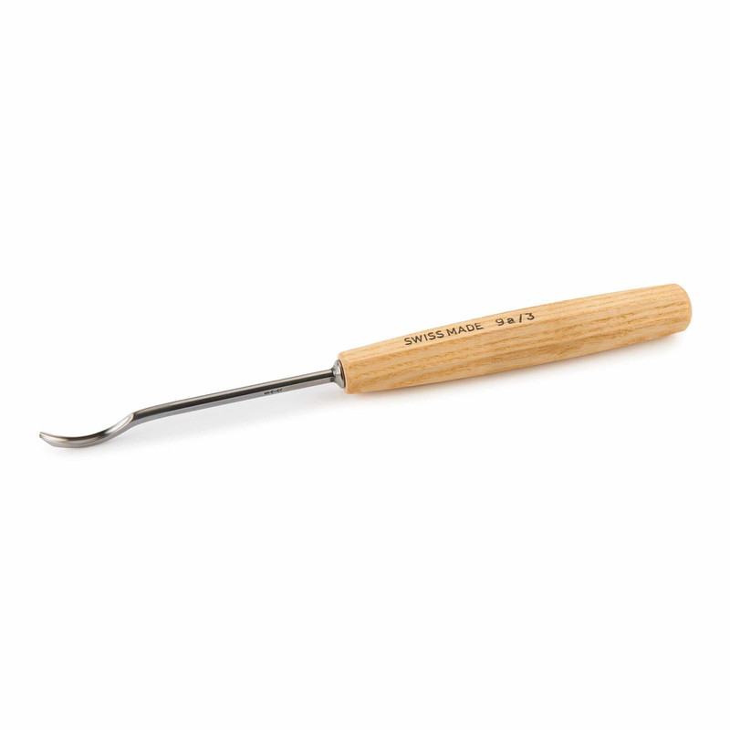 Spoon Gouge - Types:Full Size - Sweep:Number 9 - Size:3 mm